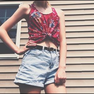 American Eagle Floral Tank Top